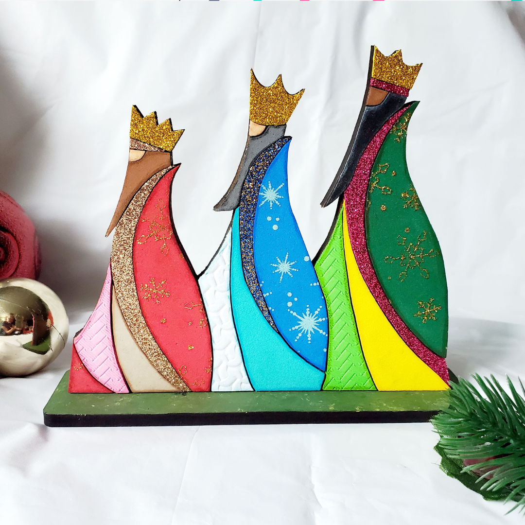 Los 3 Reyes Magos en Madera